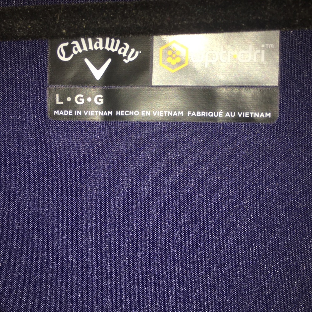 Callaway golf shirt-navy blue-L